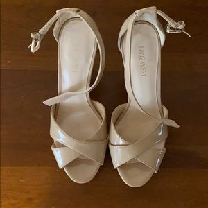 Nine West nude heels